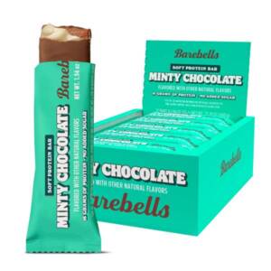 barebells soft protein bar minty chocolate