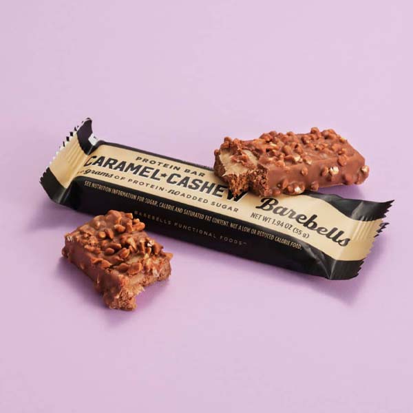 barebells carmel cashew protein bar