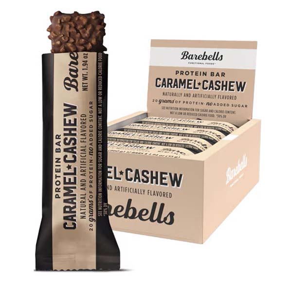 barebells carmel cashew protein bar