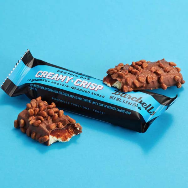 barebells white creamy crisp protein bar