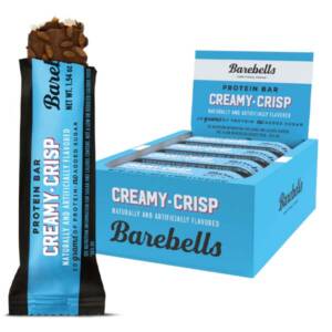 barebells white creamy crisp protein bar