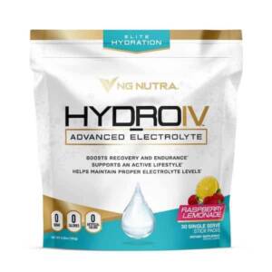 NG Nutra Hydro IV Raspberry Lemonade 30 count front label