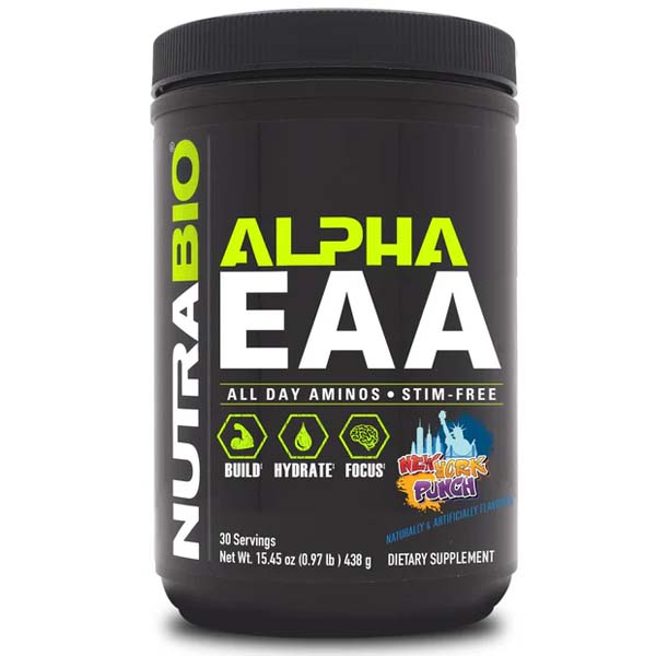nutrabio alpha eaa new york punch front label