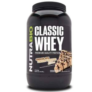 NutraBio Classic Whey Protein - Chocolate Peanut Butter Bliss - 2 lbs