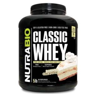 NutraBio Classic Whey Protein - Banana Cream Pie - 5 lbs