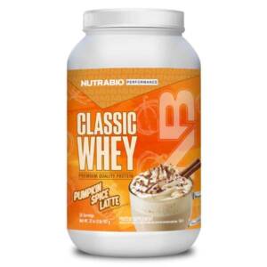 NutraBio Classic Whey Protein -Pumpkin Spice Latte - 2 lbs