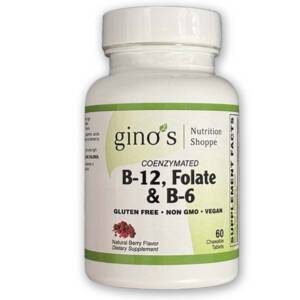 Gino's Nutrition Coenzymated B-12, Folate & B-6 - 60 Tab