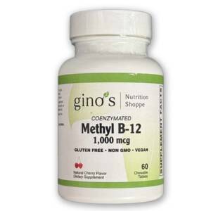 Gino's Nutrition Methyl B-12 - 1000 mcg - 60 Tab