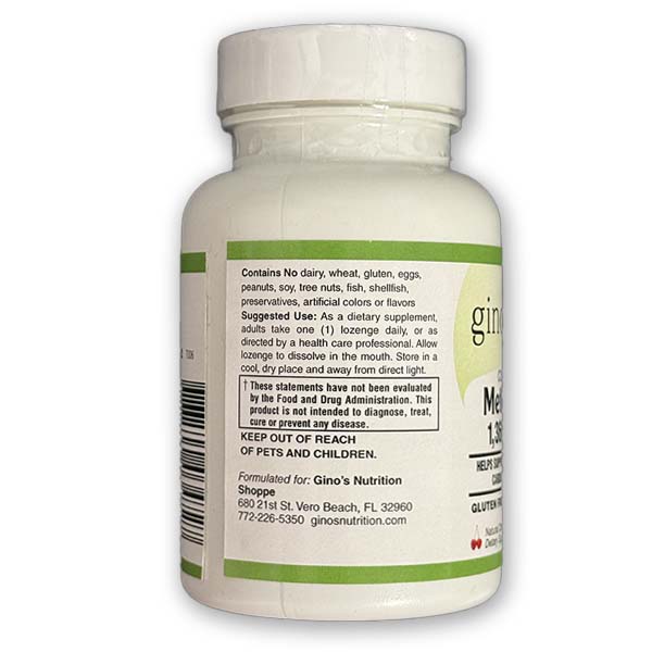 Gino's Nutrition Methylfolate - 1,360 mcg DFE - 60 Lozenges