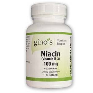 Gino's Nutrition Niacin - 100mg - 100 Tab