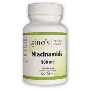 Gino's Nutrition Niacinamide - 500mg - 100 Tab